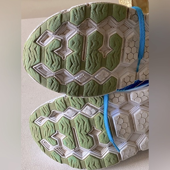 Hoka Clifton One on One Vibrant Blue & Orange Sneakers Women’s Size 10.5 Sport - Picture 7 of 12